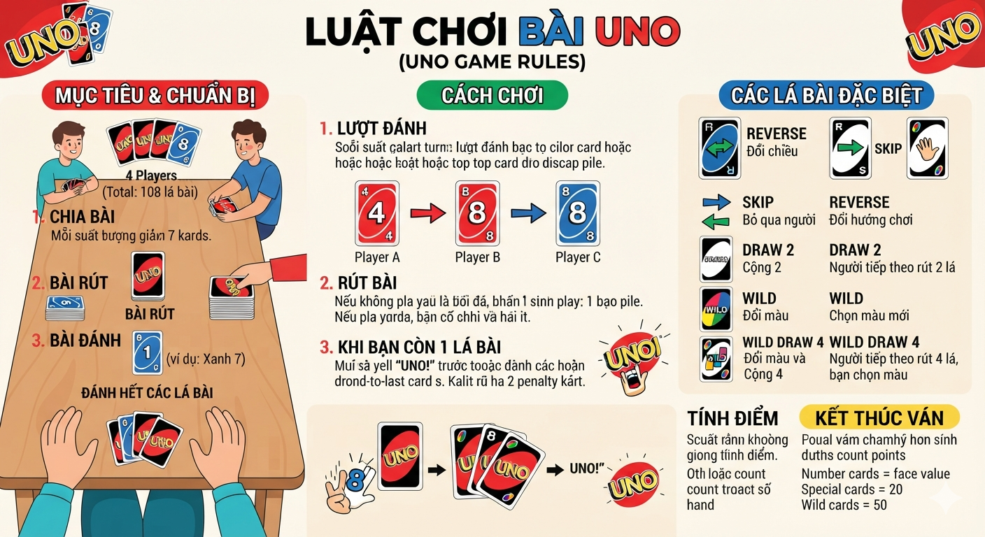 luật chơi bài uno