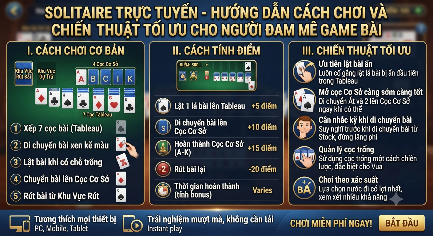 Solitaire trực tuyến